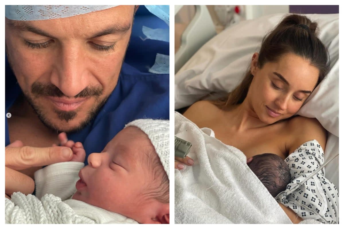 Peter Andre and wife Emily pictured with their daughter (Instagram/Peter Andre)