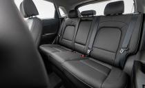 <p>Though the Bolt's back seat is more capacious, the Kona can still accommodate four adults in reasonable comfort.</p>