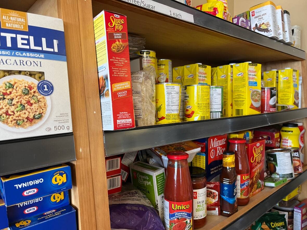 More than one-third of the donations — $28,000 — went to organizations that address food insecurity. (Safiyah Marhnouj/CBC - image credit)