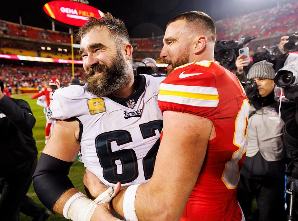 Jason Kelce, Travis Kelce