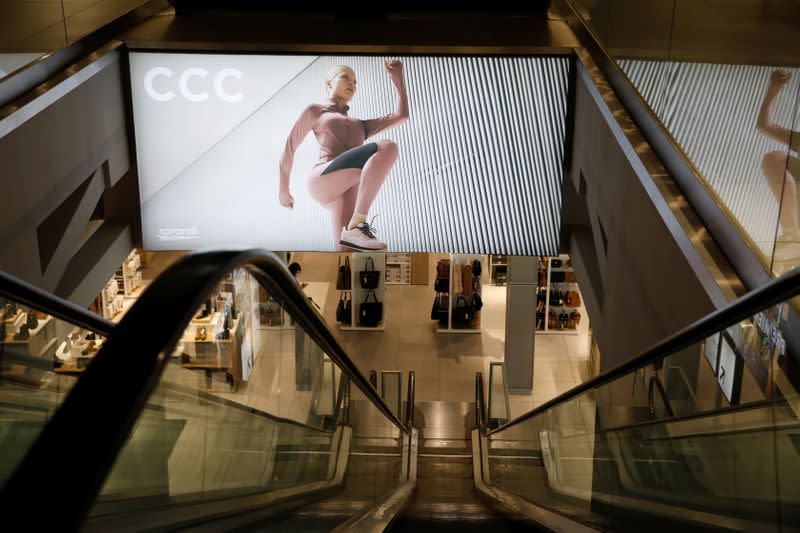 General view of Polish shoe retailer CCC shop is pictured in Warsaw