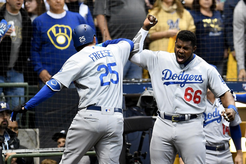 The Los Angeles Dodgers are returning to the World Series after defeating the Milwaukee Brewers in NLCS Game 7. (Getty Images)