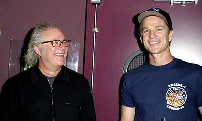 Barry Levinson and Matthew Modine at a New York screening of MGM's Bandits