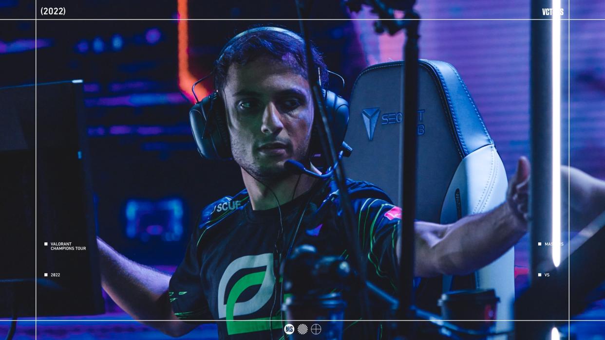 Masters Reykjavik champions OpTic Gaming continued their hot streak at Masters Copenhagen by sweeping regional rivals XSET, 2-0, in their upper bracket quarterfinals match. Pictured: OpTic Gaming FNS. (Photo: VALORANT Esports)