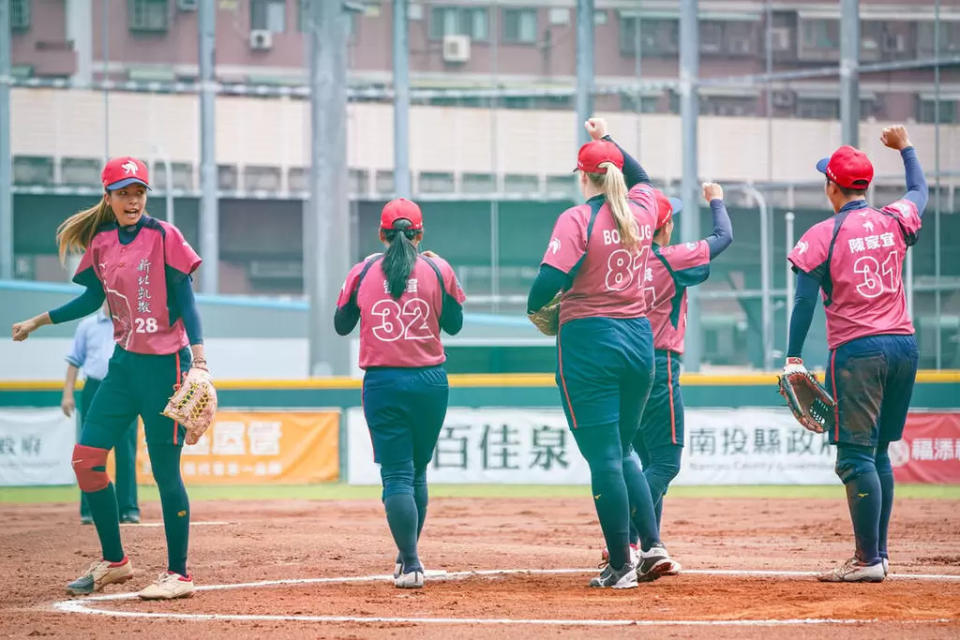 新北凱撒開季氣勢很強戰績領先。（圖:中華壘協提供）