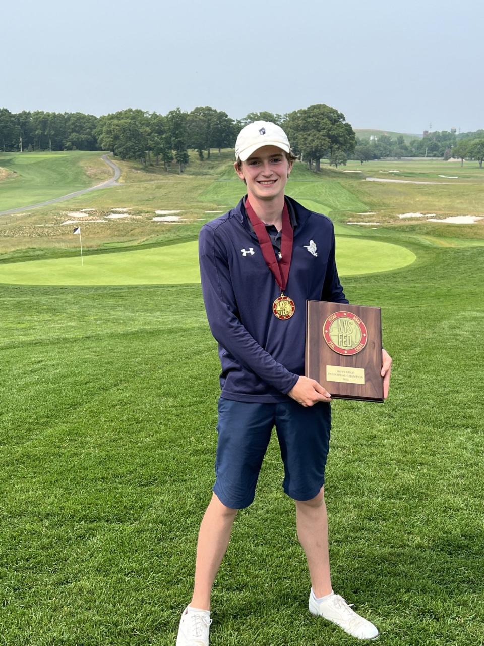 Owen Corby won the NYS Federation Championship on Sunday at Bethpage State Park on Long Island.