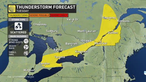 Ontario risk map Tuesday_May 13