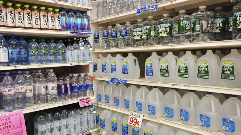 Bottled water for sale