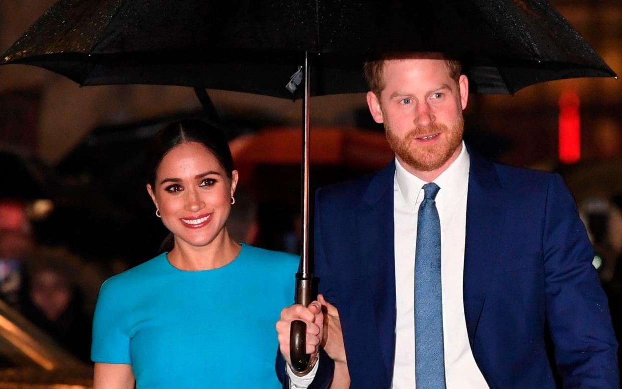 The Duke and Duchess of Sussex, pictured in London earlier this year - Daniel Leal-Olivas/AFP via Getty Images