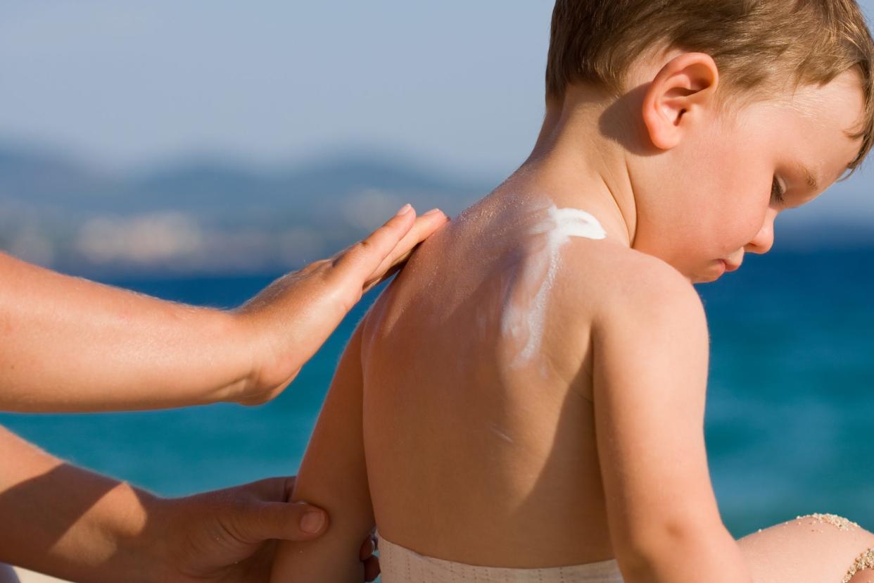 Sunscreen should be applied to all exposed surfaces 15-30 minutes prior to going outdoors.