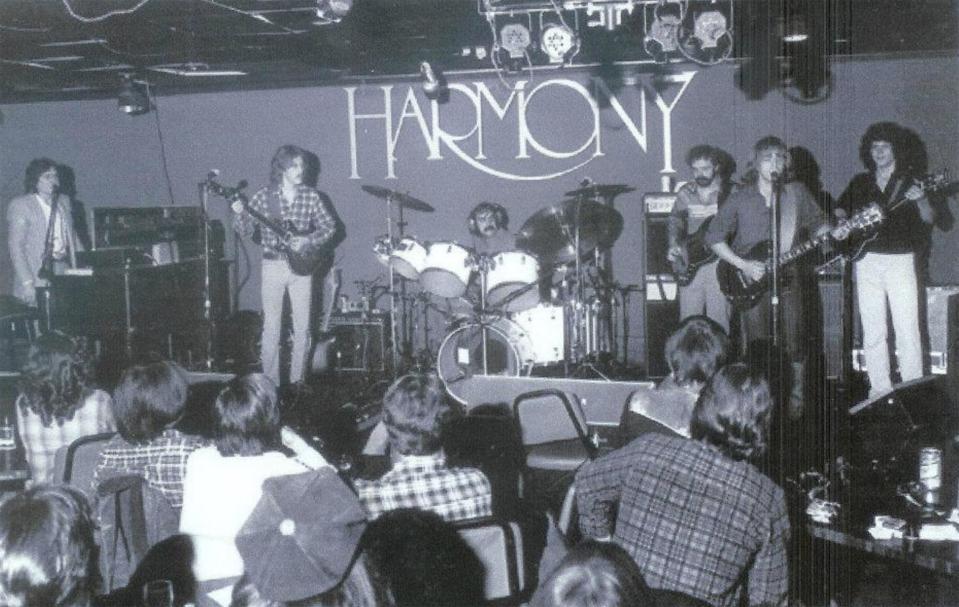 In 1978, the band Harmony (formerly Harvest) reunited with Tommy Shaw for a show in Auburn.