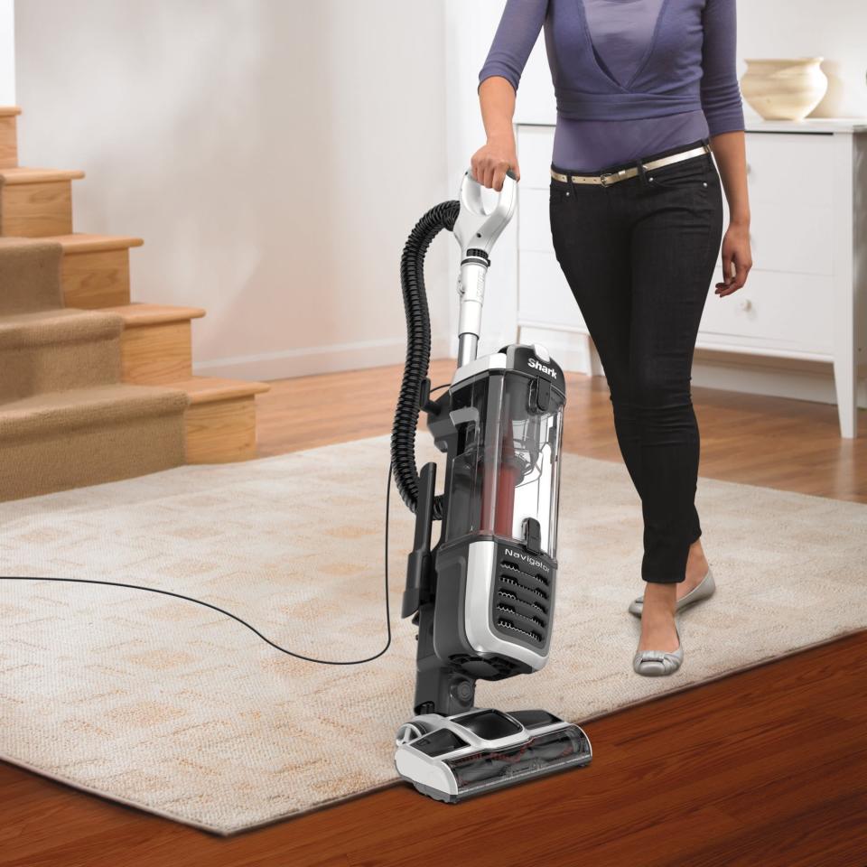 <p>Make vacuuming a breeze with this powerful <span>Shark Navigator Pet Plus Upright Vacuum</span> ($149, originally $229). It can pick up everything from dust to pet hair tangled in carpets, and it even has a HEPA filter to trap allergens. It's lightweight at 16 pounds with a swivel head and a detachable canister for easy, portable cleaning. You can vacuum curtains and furniture as well.</p>