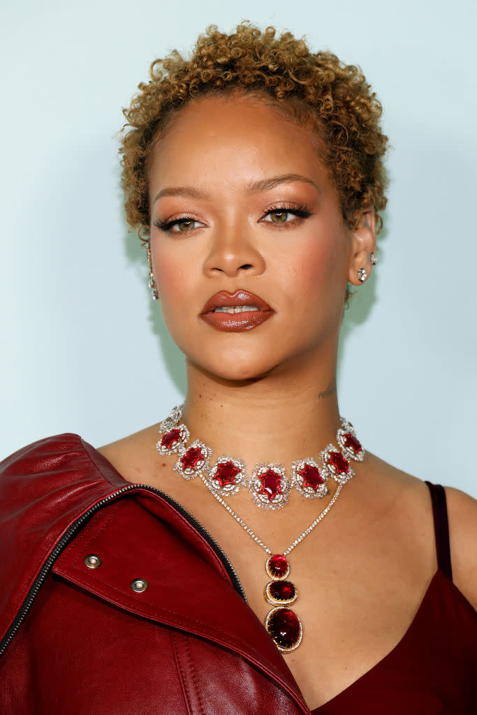 LOS ANGELES, CALIFORNIA - JUNE 10: Rihanna arrives at the Rihanna x Fenty Hair Los Angeles Launch Party at Nya Studios on June 10, 2024 in Los Angeles, California.  (Photo by Kayla Oaddams/WireImage)