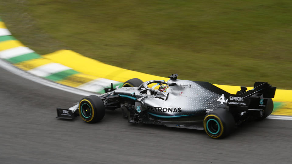 巴西GP自由練習三Hamilton險勝Verstappen