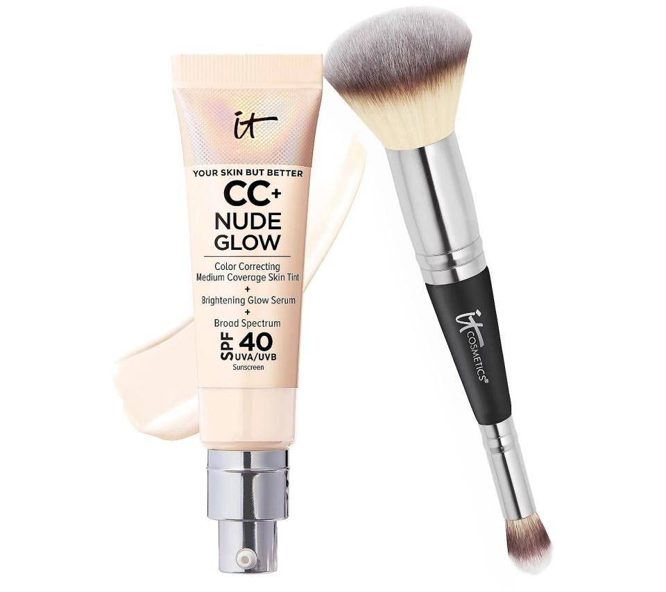 <p><a href="https://go.redirectingat.com?id=74968X1596630&url=https%3A%2F%2Fwww.qvc.com%2Fit-cosmetics-your-skin-better-cc%252B-nude-glow-spf40-w-luxe-brush.product.A475380.html&sref=https%3A%2F%2Fwww.goodhousekeeping.com%2Flife%2Fentertainment%2Fg60676198%2Fbusy-philipps-whats-in-my-cart%2F" rel="nofollow noopener" target="_blank" data-ylk="slk:Shop Now;elm:context_link;itc:0;sec:content-canvas" class="link ">Shop Now</a></p><p>CC+ Nude Glow SPF 40</p><p>qvc.com</p><p>$45.00</p>