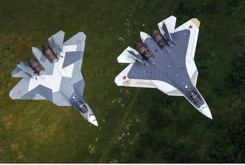 ▲俄羅斯Su-57戰機。(圖／俄羅斯國防部)