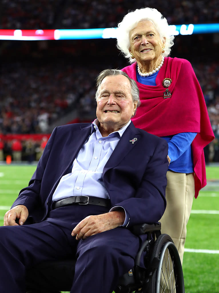 President George H.W. Bush and Barbara Bush