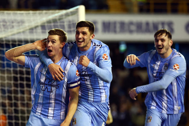 Sky Bet Championship, Millwall 0 - 3 Coventry City