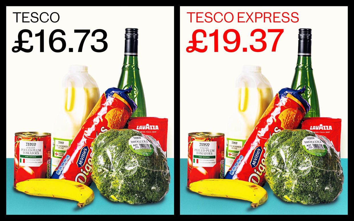 Prices at some branches of supermarkets are startlingly different from prices elsewhere under the same name