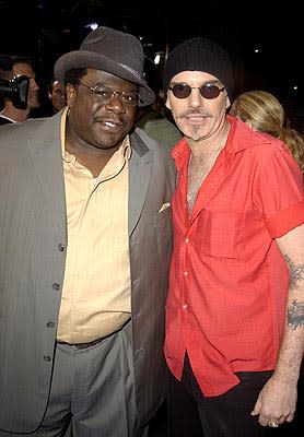 Cedric The Entertainer and Billy Bob Thornton at the LA premiere of Universal's Intolerable Cruelty