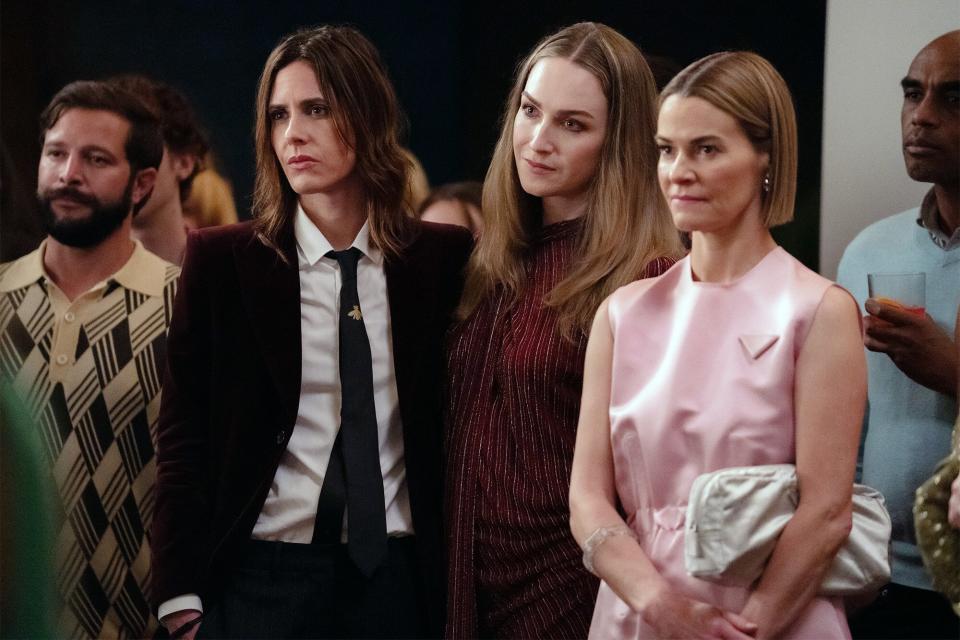 (L-R): Kate Moennig as Shane, Jamie Clayton as Tess and Leisha Hailey as Alice in THE L WORD: GENERATION Q, "Los Angeles Traffic". Photo Credit: Nicole Wilder/SHOWTIME.