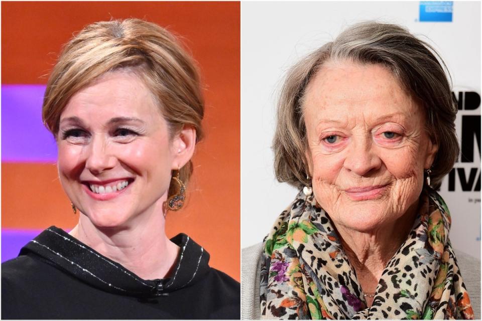 Laura Linney (left) and Dame Maggie Smith (PA Images)
