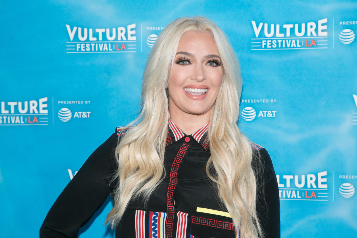 Erika Jayne at the Hollywood Roosevelt Hotel on Nov. 18, 2017, in Hollywood. (Photo: Getty Images)