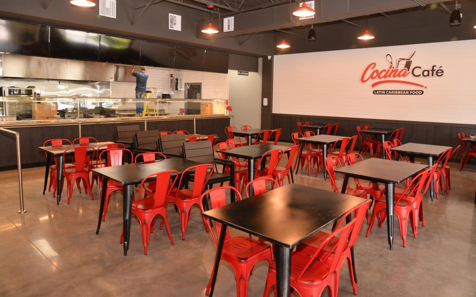 The Cocina Cafe Latin and Caribbean Food restaurant that will open in Palm Bay July 14th.