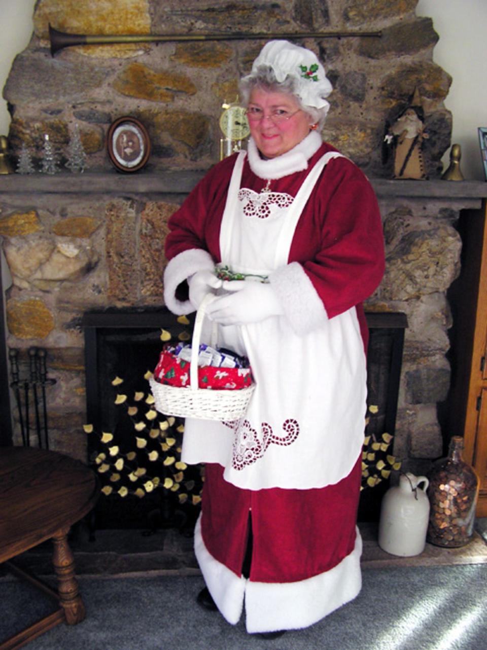 Dianne Grenier, 74, is a retired Connecticut engineer who began being Mrs Claus 16 years ago (Dianne Grenier)