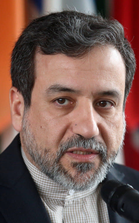 Abbas Araghchi was previously Iran's chief nuclear negotiator - Credit: Heinz-Peter Bader/Reuters