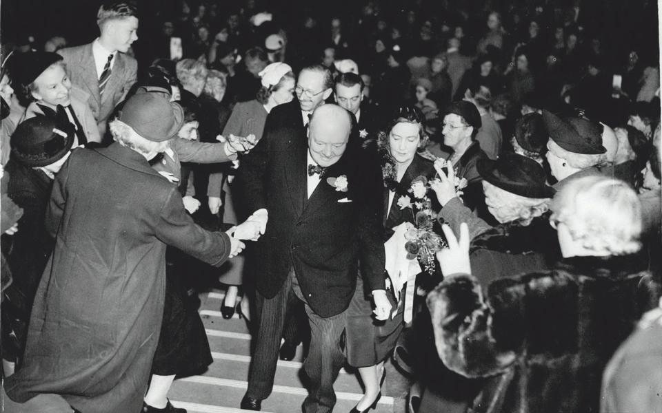 Prime Minister Winston Churchill made a number of appearances at the hall, including the Primrose League rally - Bridgeman Images