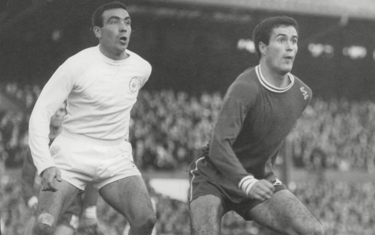 Willie Bell, left, marks Chelsea's George Graham in 1966 - Jimmy James/ANL/Shutterstock