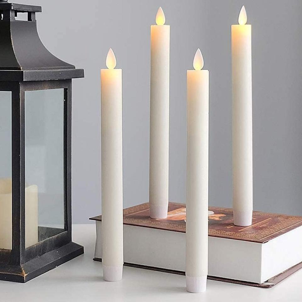 10) Flickering Flameless Candles (Set of 2)