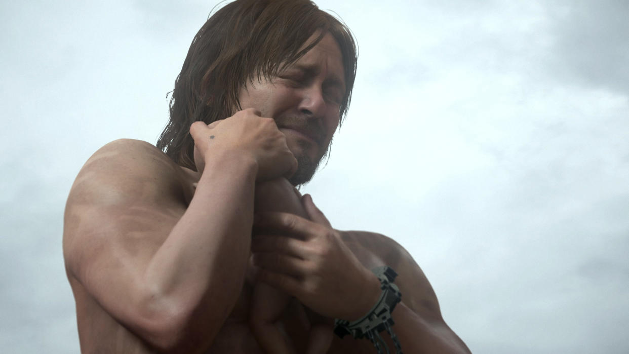  Death Stranding Norman Reedus and baby 