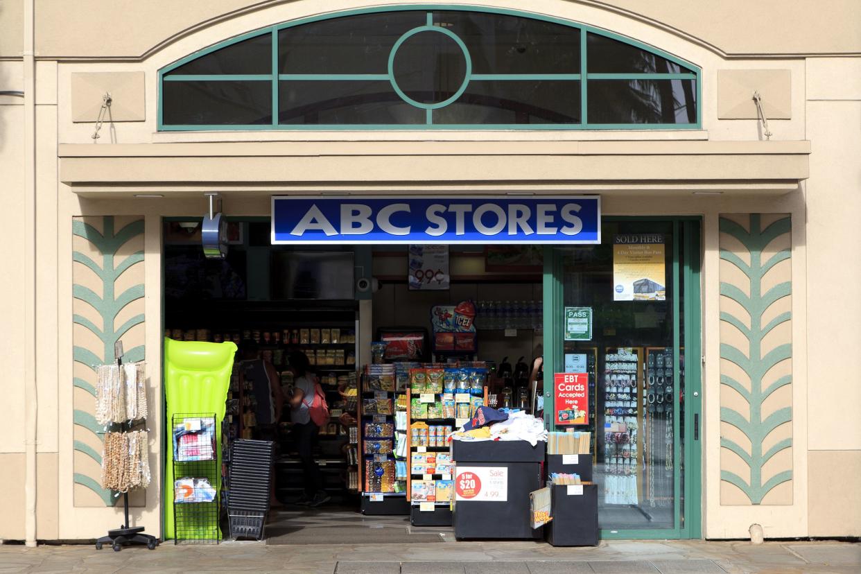 ABC is the dominant convenience store for tourists on the Hawaiian islands