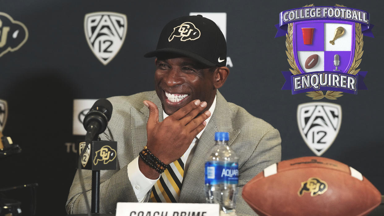 New Colorado head coach Deion Sanders meets with the media
Ron Chenoy-USA TODAY Sports