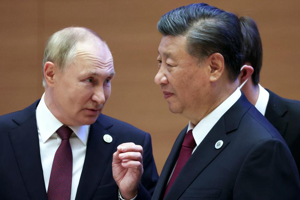 Vladimir Putin and Xi Jinpin pictured in 2022 (AP)