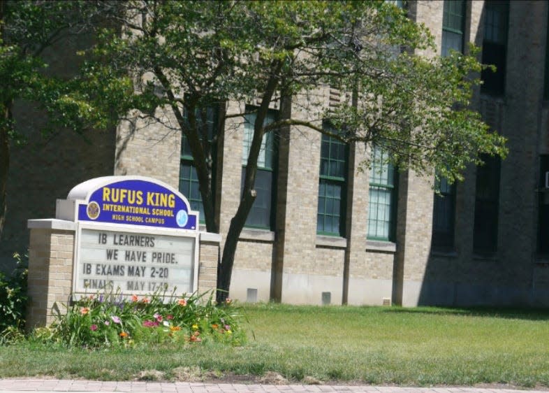 Rufus King High School in 2019.