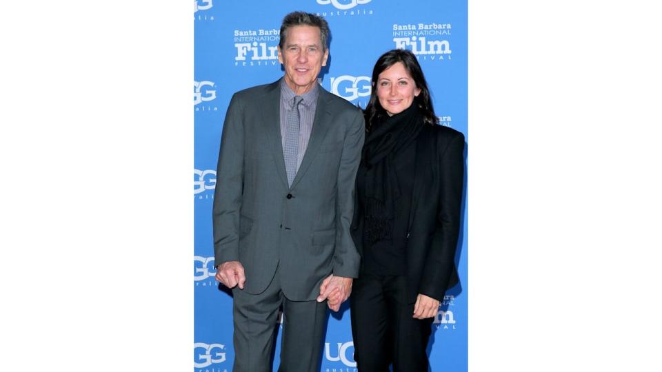 Tim Matheson and Elizabeth Marighetto attend the "Attenborough Award" honoring the Cousteau family and world premiere screening of "Secret Ocean 3D" at Arlington Theater on January 28, 2015