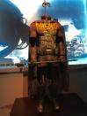 <p>The same suit that was enshrined in the Batcave is now on display at Warners.</p>