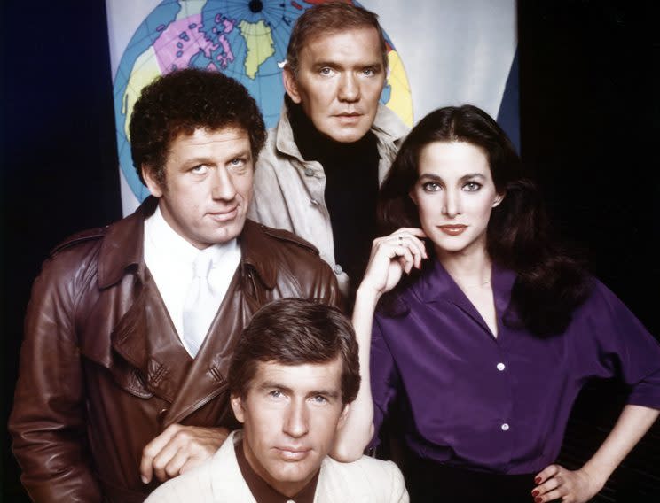  James McMullan, William Jordan, James Wainwright, Connie Sellecca (Credit: Everett Collection)