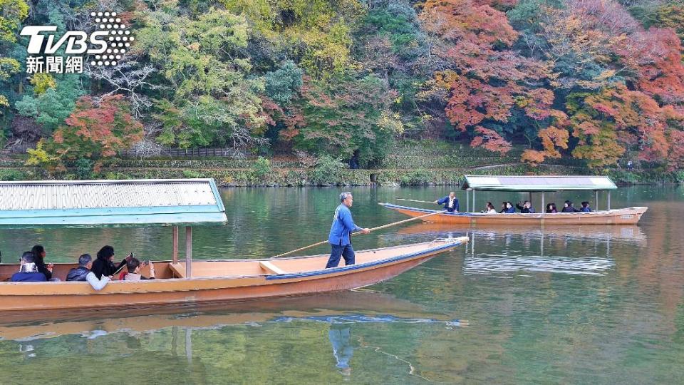 保津川遊船深受遊客歡迎。（示意圖／shutterstock 達志影像）