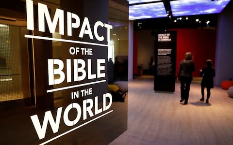 The Museum of the Bible holds a preview in Washington - Credit: Reuters