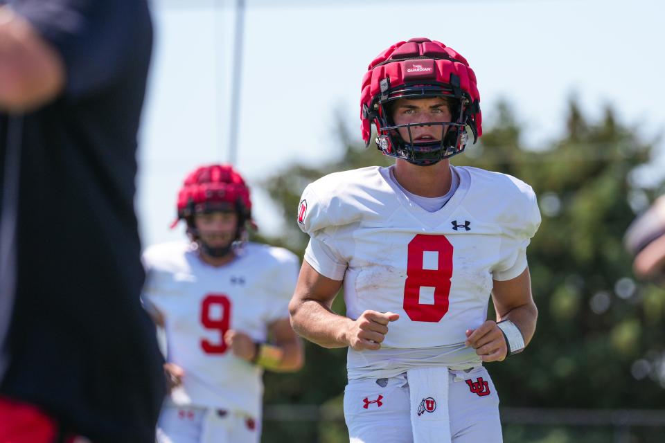 Brandon Rose during Utah fall practice at Spence and Cleone Eccles Football Center in Salt Lake City, UT on Tuesday, August 8, 2023. | Eli Rehmer/Utah Athletics