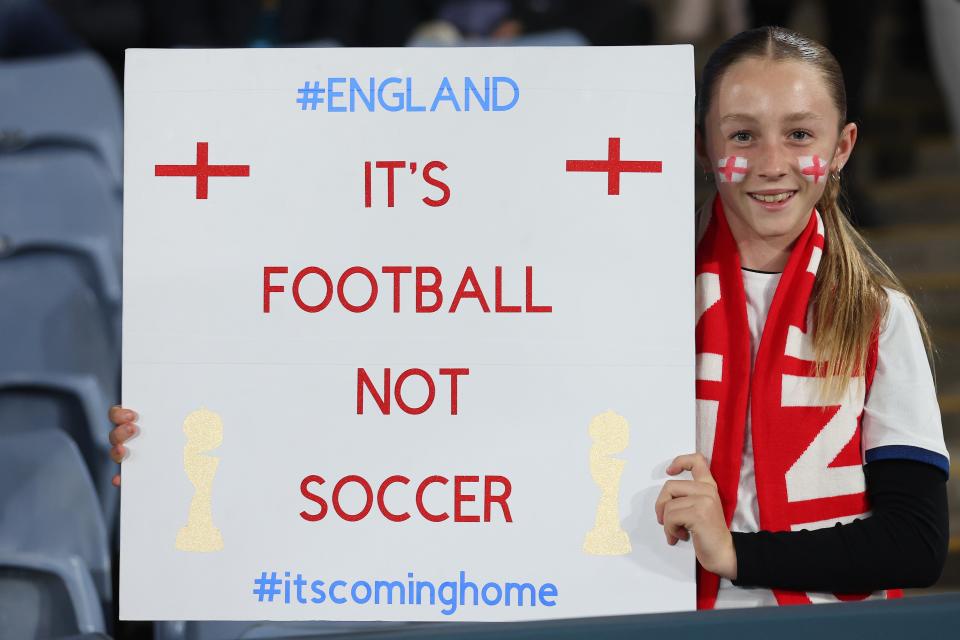 England fans have made signs to bring to the ground (Getty Images)