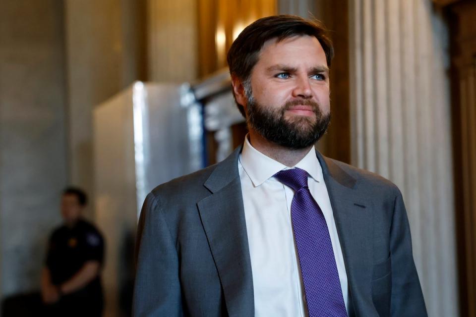 JD Vance was an outspoken critic of Trump but has become a fervent supporter (Getty Images)