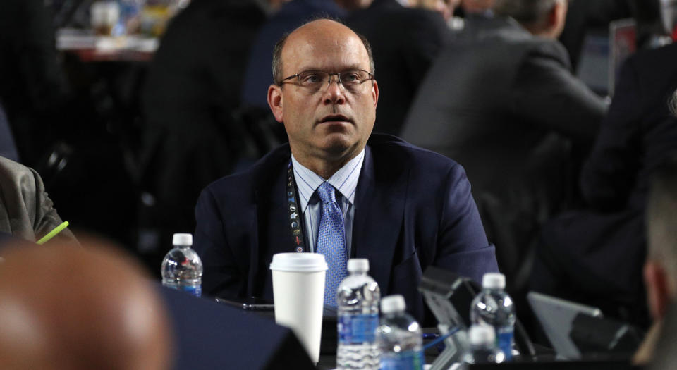 Edmonton Oilers GM Peter Chiarelli’s has his team in an untenable position. (Photo by Dave Sandford/NHLI via Getty Images)