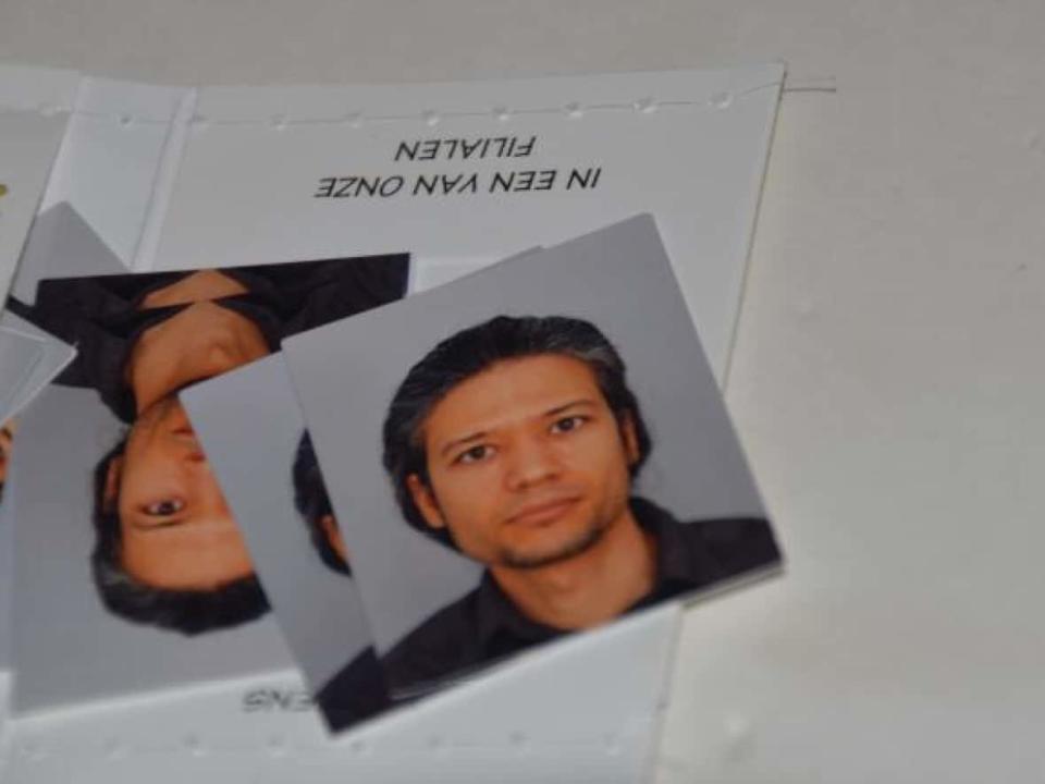 These photographs were seized during the arrest of Aydin Coban in 2014 at a remote bungalow in the Netherlands. The images are part of exhibits that have been introduced into evidence at Coban's trial for sextorting Amanda Todd. (B.C. Supreme Court - image credit)