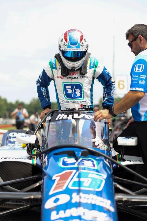 After a rough stretch of races for he and his team in 2023, Graham Rahal paced a strong day of qualifying for Rahal Letterman Lanigan Racing, putting his No. 15 Honda on the front row at Mid-Ohio.