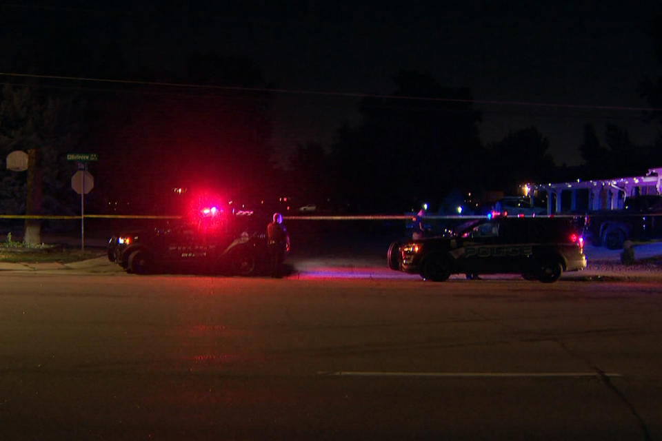 Englewood police investigate a shooting in Englewood, Colo. (KUSA)